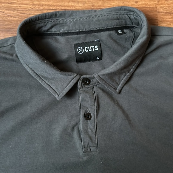 Cuts Clothing AO Polo Cast Iron - XL - Picture 2 of 6